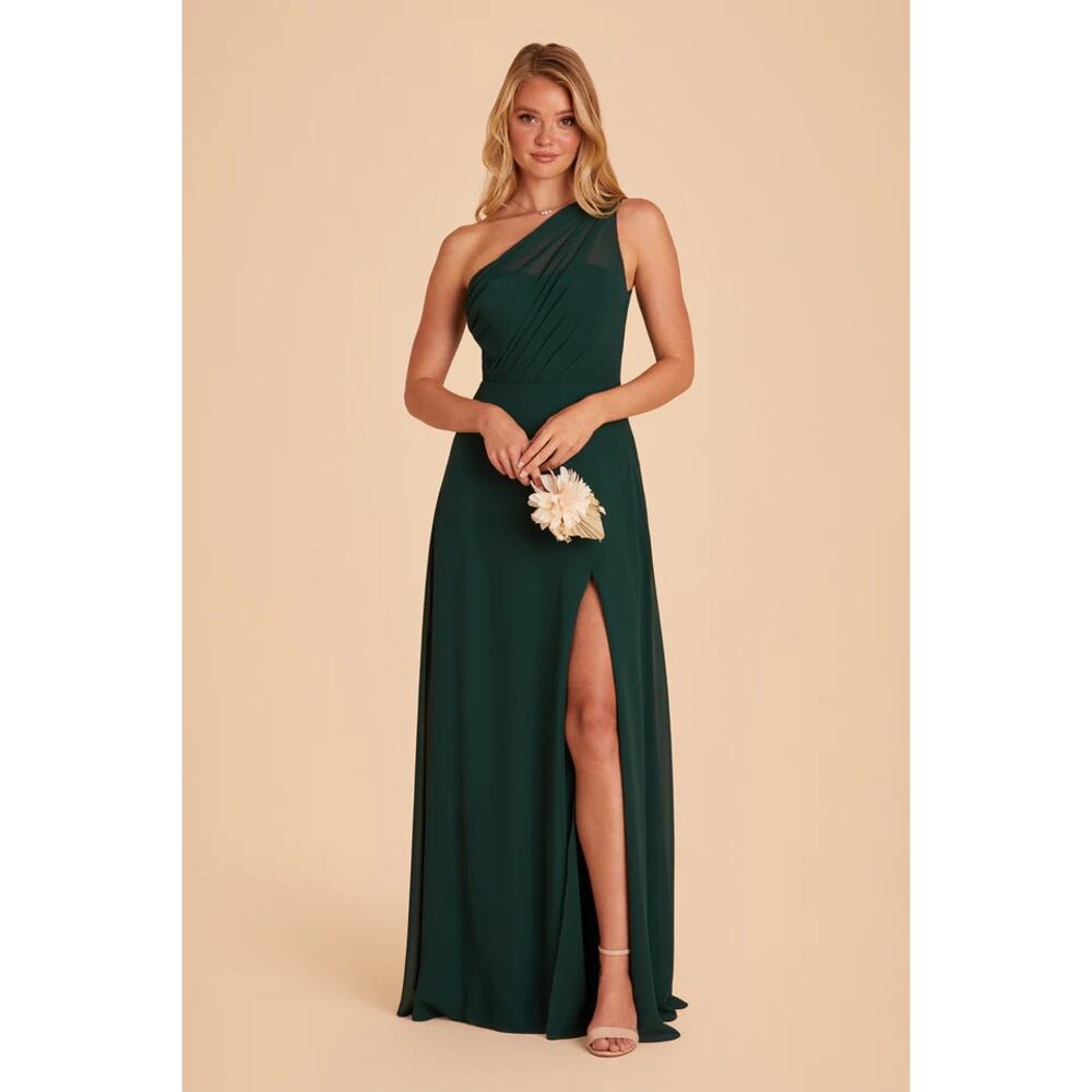 Birdy Grey One-Shoulder Green Bridesmaid Dress